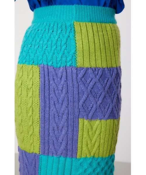 RODEO CROWNS WIDE BOWL（ロデオクラウンズワイドボウル）の「Custom ケーブルニット スカート（スカート・レディース・グリーン系その他/ピンク系その他/レッド系その他/パープル系その他・FREE）」の13枚目の写真