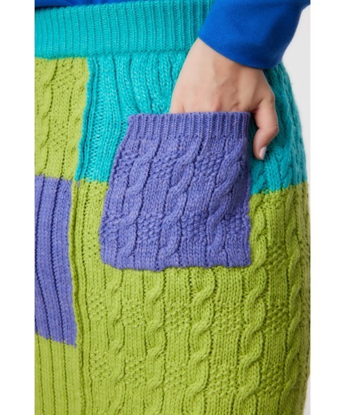 RODEO CROWNS WIDE BOWL（ロデオクラウンズワイドボウル）の「Custom ケーブルニット スカート（スカート・レディース・グリーン系その他/ピンク系その他/レッド系その他/パープル系その他・FREE）」の14枚目の写真