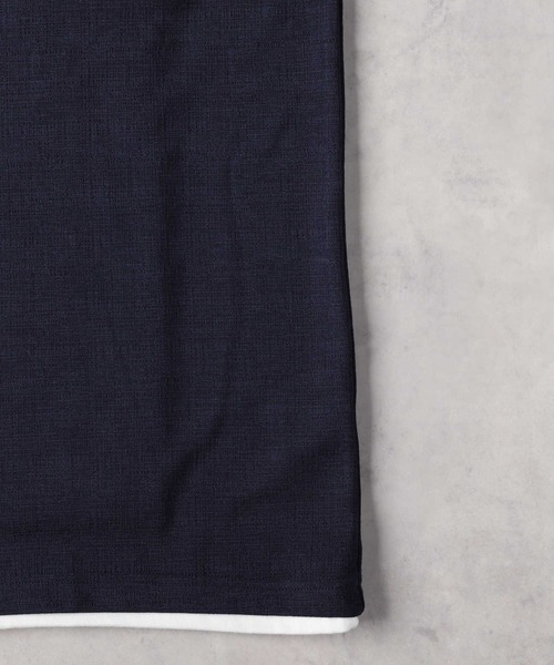 Right-on(ライトオン)の「Other(ソノタ)フクレジャガードフェイクレイヤード長袖Tシャツ(Tシャツ/カットソー・メンズ・ダークグレー/ダークベージュ/ネイビー・S/M/L/XL/XXL)」の7枚目の写真