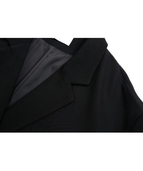 PARKS TOKYO SELECT(パークストウキョウセレクト)の「ダブルテーラードジャケット(テーラードジャケット・メンズ・ブラック/カーキ・SMALL/MEDIUM/LARGE/X-LARGE)」の17枚目の写真