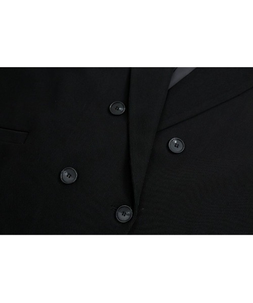 PARKS TOKYO SELECT(パークストウキョウセレクト)の「ダブルテーラードジャケット(テーラードジャケット・メンズ・ブラック/カーキ・SMALL/MEDIUM/LARGE/X-LARGE)」の18枚目の写真