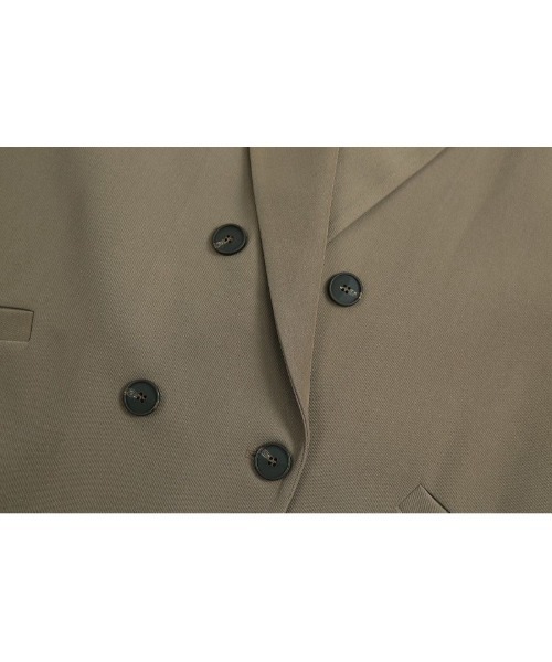 PARKS TOKYO SELECT(パークストウキョウセレクト)の「ダブルテーラードジャケット(テーラードジャケット・メンズ・ブラック/カーキ・SMALL/MEDIUM/LARGE/X-LARGE)」の20枚目の写真