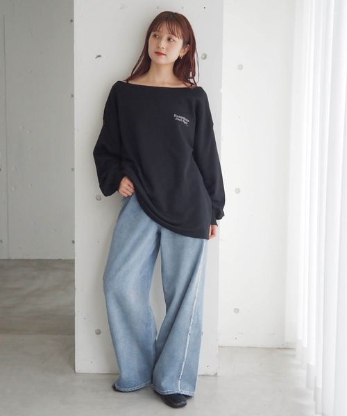 極美品 FENDI デカロゴ 刺繍 ゴールドラメ リボン 裏起毛 スウェット