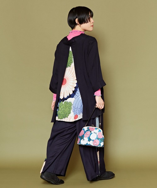 カヤ(カヤ)の「【カヤ】花レトロ がま口ハンドバッグ(ハンドバッグ・レディース・その他1/その他2/その他3・FREE)」の6枚目の写真