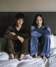 HONE(z[)velour corduroy pajamas set up/ xAR[fCpW}ZbgAbv(̑gbvX)