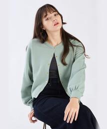 agnès b. アニエスベー グリーン カーディガン サイズ3 メッシュニットカーディガン ｜To b. by agnès b.（トゥービー