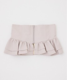 フェイクレザーコルセット 秋服 冬服