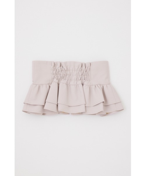 rienda(リエンダ)の「フェイクレザーコルセット 秋服 冬服(ベルト・レディース・ブラック/ベージュ・FREE)」の4枚目の写真