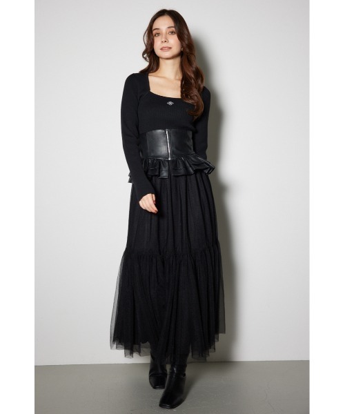 フェイクレザーコルセット 秋服 冬服（ベルト）｜rienda（リエンダ）の