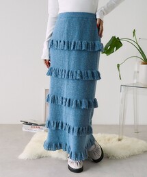 FREAK'S STORE | フリルニットスカート(スカート)