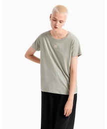 【A|X アルマーニ エクスチェンジ】AXロゴパッチ 半袖クルーネックTシャツ/BOYFRIEND