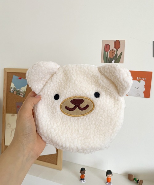 pionunnal 女の子とクマのポーチ ファミリア」と「ピオヌンナル」が第2弾コラボ “クマちゃん”と