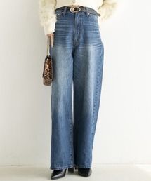 AND COUTURE（アンドクチュール）の「デニムバギーパンツ（その他パンツ）」