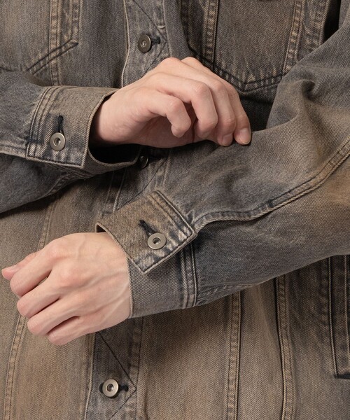 Juha(ユハ)の「【JUHA/ユハ】RUST DENIM JACKET(デニムジャケット・メンズ・ブラック・4/3)」の11枚目の写真