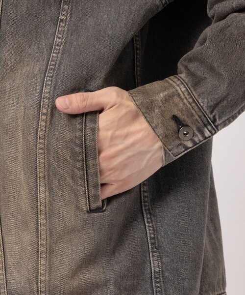 Juha(ユハ)の「【JUHA/ユハ】RUST DENIM JACKET(デニムジャケット・メンズ・ブラック・4/3)」の13枚目の写真