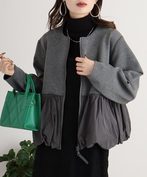 Eglantine ダンボール異素材切り替えバルーンジャケット