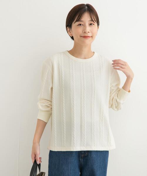 【セール】『UR TECH』カットJQケーブルプルオーバー（Tシャツ/カットソー）｜URBAN RESEARCH DOORS（アーバンリサーチドアーズ）