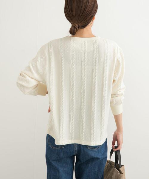 【セール】『UR TECH』カットJQケーブルプルオーバー（Tシャツ/カットソー）｜URBAN RESEARCH DOORS（アーバンリサーチドアーズ）