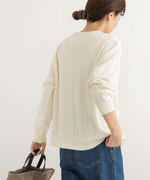 【セール】『UR TECH』カットJQケーブルプルオーバー（Tシャツ/カットソー）｜URBAN RESEARCH DOORS（アーバンリサーチドアーズ）