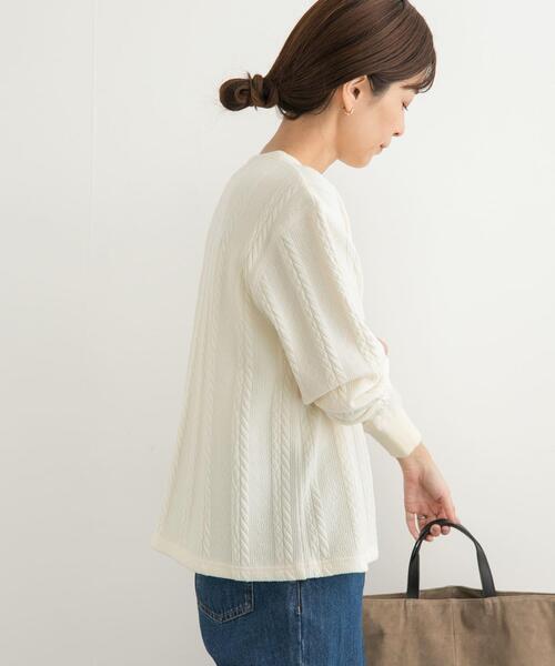 【セール】『UR TECH』カットJQケーブルプルオーバー（Tシャツ/カットソー）｜URBAN RESEARCH DOORS（アーバンリサーチドアーズ）