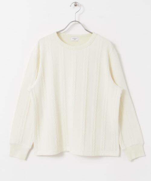 【セール】『UR TECH』カットJQケーブルプルオーバー（Tシャツ/カットソー）｜URBAN RESEARCH DOORS（アーバンリサーチドアーズ）