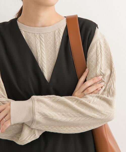 【セール】『UR TECH』カットJQケーブルプルオーバー（Tシャツ/カットソー）｜URBAN RESEARCH DOORS（アーバンリサーチドアーズ）