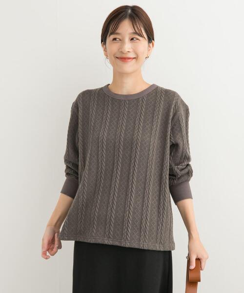 【セール】『UR TECH』カットJQケーブルプルオーバー（Tシャツ/カットソー）｜URBAN RESEARCH DOORS（アーバンリサーチドアーズ）