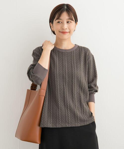 【セール】『UR TECH』カットJQケーブルプルオーバー（Tシャツ/カットソー）｜URBAN RESEARCH DOORS（アーバンリサーチドアーズ）