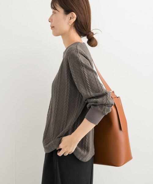 【セール】『UR TECH』カットJQケーブルプルオーバー（Tシャツ/カットソー）｜URBAN RESEARCH DOORS（アーバンリサーチドアーズ）