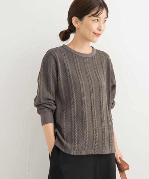 【セール】『UR TECH』カットJQケーブルプルオーバー（Tシャツ/カットソー）｜URBAN RESEARCH DOORS（アーバンリサーチドアーズ）