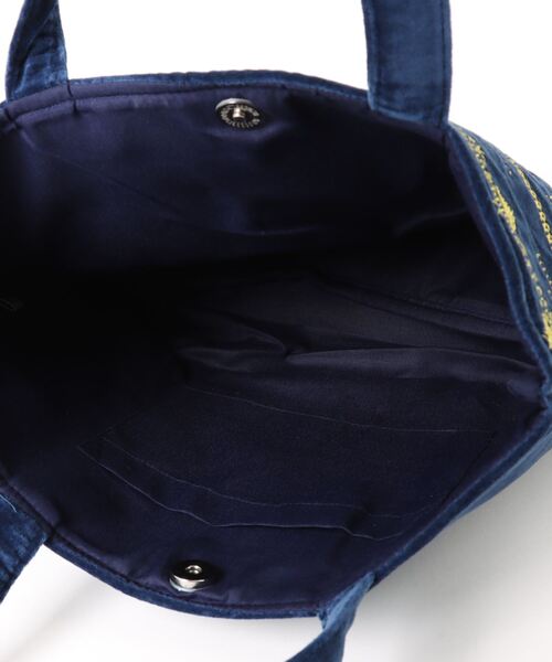 チャイハネ（チャイハネ）の「【チャイハネ】ギャベトートバッグ（トートバッグ・レディース・マスタード/ネイビー・FREE）」の5枚目の写真