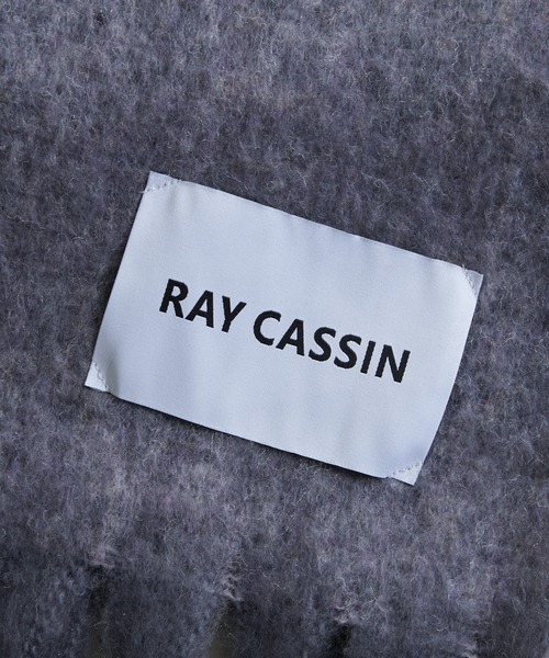 RAY CASSIN(レイカズン)の「デカネームボリュームマフラー(マフラー・レディース・アイボリー/ブラック/ブルー/レッド/ブルー系その他2・FREE)」の22枚目の写真