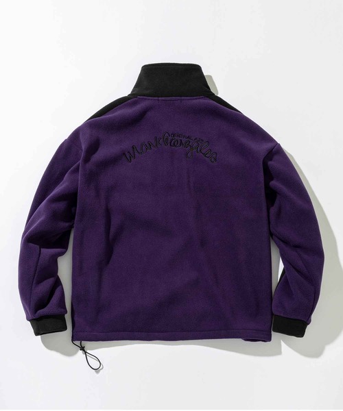 Mark Gonzales（マーク・ゴンザレス）の「【WEB・直営店限定】MARK GONZALES ARTWORK COLLECTION(マーク ゴンザレス)袖ラインフリースジャケット（スウェット・メンズ・パープル/ブラック/チャコール/グリーン/ホワイト・XL/L/M）」の17枚目の写真