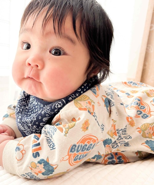 【正規品】marlow and mae ホワイト 長袖ロンパース Marlow and Mae】Jean Romper | RIRIBELL