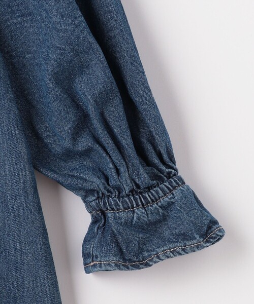 UNIVERSAL OVERALL(ユニバーサルオーバーオール)の「【別注】<UNIVERSAL OVERALL>TJ デニム ワンピース / キッズ 100cm-130cm(ワンピース・キッズ・ダークグレー/コバルトブルー・S(120-130cm)/XS(100-110cm))」の7枚目の写真