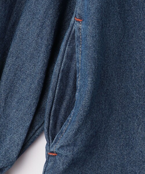 UNIVERSAL OVERALL(ユニバーサルオーバーオール)の「【別注】<UNIVERSAL OVERALL>TJ デニム ワンピース / キッズ 100cm-130cm(ワンピース・キッズ・ダークグレー/コバルトブルー・S(120-130cm)/XS(100-110cm))」の10枚目の写真