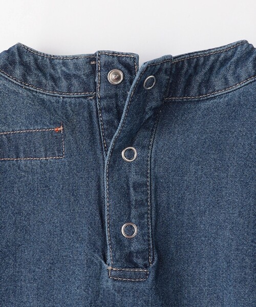 UNIVERSAL OVERALL(ユニバーサルオーバーオール)の「【別注】<UNIVERSAL OVERALL>TJ デニム ワンピース / キッズ 100cm-130cm(ワンピース・キッズ・ダークグレー/コバルトブルー・S(120-130cm)/XS(100-110cm))」の11枚目の写真
