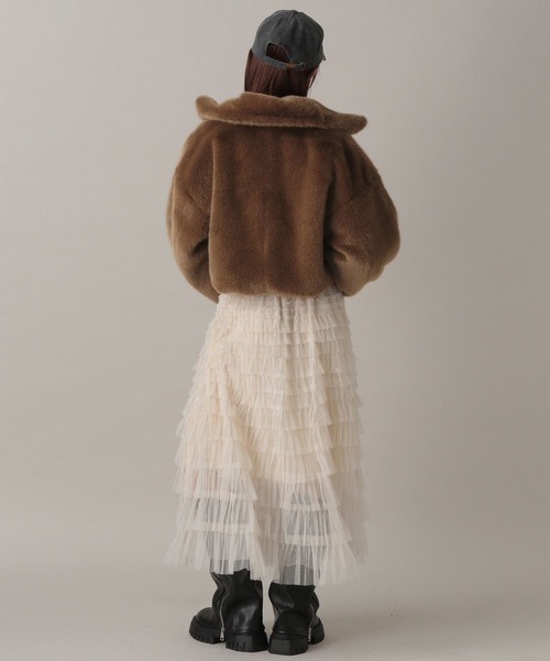 FOREVER 21（フォーエバー トゥエンティーワン）の「【2024FW】フリルティアードロングスカート（スカート・レディース・ブラック/ホワイト/グレー・FREE）」の13枚目の写真