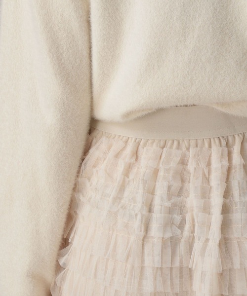 FOREVER 21（フォーエバー トゥエンティーワン）の「【2024FW】フリルティアードロングスカート（スカート・レディース・ブラック/ホワイト/グレー・FREE）」の20枚目の写真