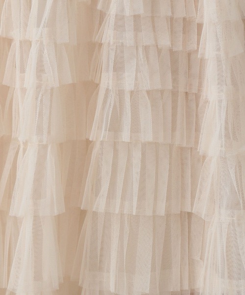 FOREVER 21（フォーエバー トゥエンティーワン）の「【2024FW】フリルティアードロングスカート（スカート・レディース・ブラック/ホワイト/グレー・FREE）」の22枚目の写真