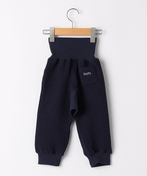 SHIPS（シップス）の「SHIPS KIDS:80～90cm / キルト パンツ（その他パンツ・キッズ・オフホワイト/ネイビー・80/90）」の3枚目の写真