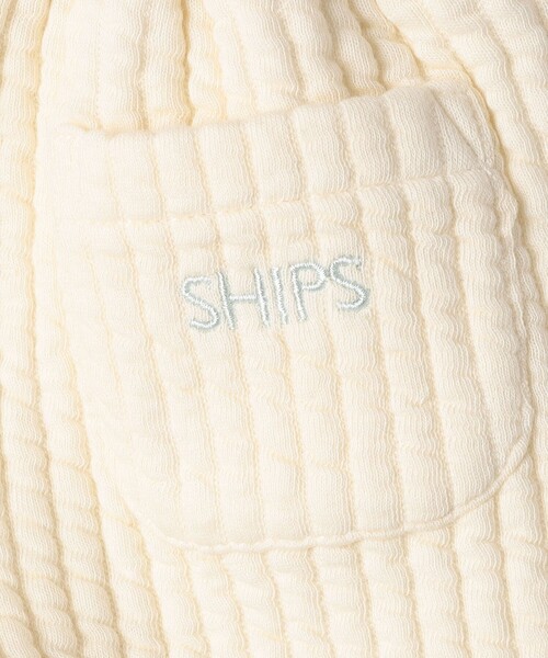 SHIPS（シップス）の「SHIPS KIDS:80～90cm / キルト パンツ（その他パンツ・キッズ・オフホワイト/ネイビー・80/90）」の9枚目の写真