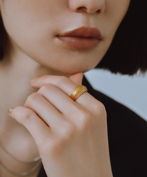 novice（ノーヴィス）の「【novice】Stack Ring［Stainless］（リング・レディース・ゴールド/シルバー・16/9/13/14）」の6枚目の写真