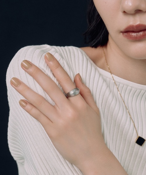 novice（ノーヴィス）の「【novice】Stack Ring［Stainless］（リング・レディース・ゴールド/シルバー・16/9/13/14）」の12枚目の写真