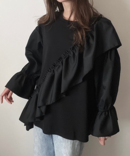 セール】【ZOZO限定】フリルチュニック（チュニック）｜deux