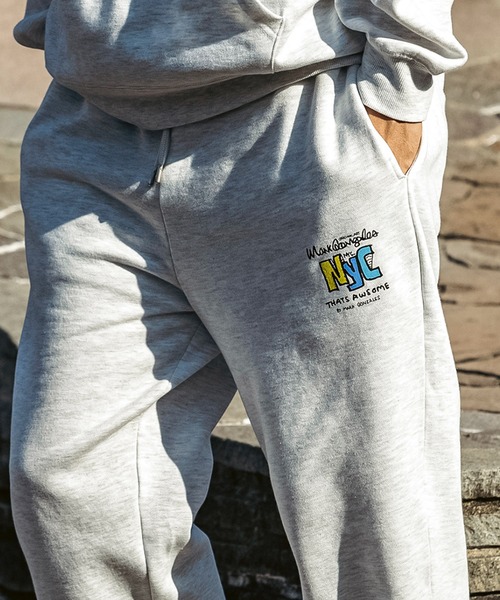 【セール】【WEB・直営店限定】MARK GONZALES ARTWORK COLLECTION(マーク ゴンザレス)プリントスウェットパンツ/4type/2colors（スウェットパンツ）｜Mark Gonzales（マーク・ゴンザレス）