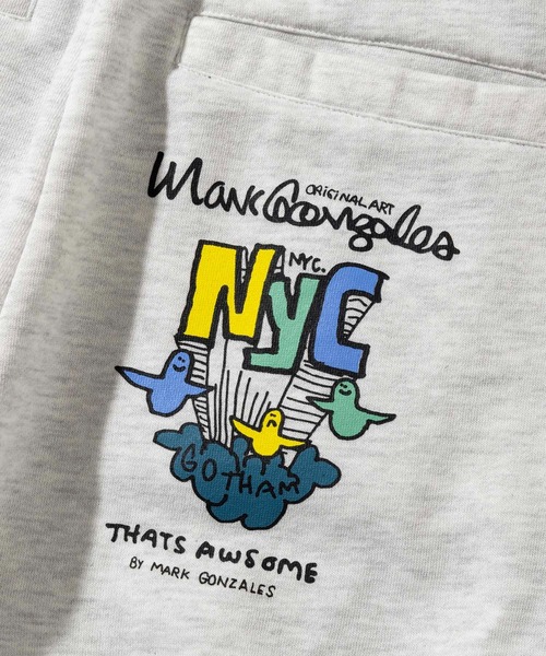 【セール】【WEB・直営店限定】MARK GONZALES ARTWORK COLLECTION(マーク ゴンザレス)プリントスウェットパンツ/4type/2colors（スウェットパンツ）｜Mark Gonzales（マーク・ゴンザレス）