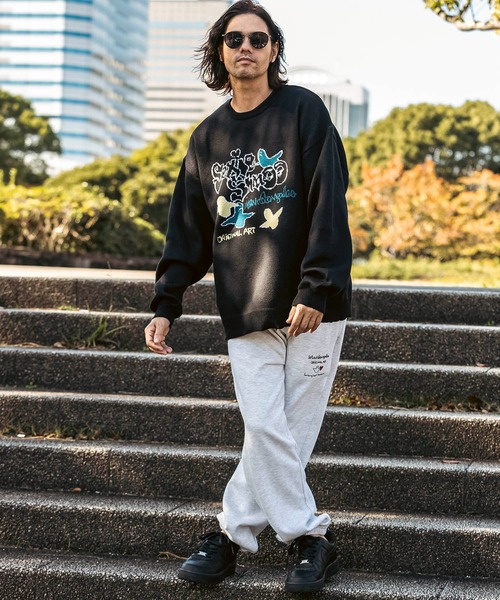 【セール】【WEB・直営店限定】MARK GONZALES ARTWORK COLLECTION(マーク ゴンザレス)プリントスウェットパンツ/4type/2colors（スウェットパンツ）｜Mark Gonzales（マーク・ゴンザレス）
