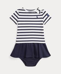 POLO RALPH LAUREN CHILDRENSWEAR（ポロ ラルフ ローレン チルドレンズウェア）の「ストライプド ストレッチ ポンチ ドレス & ブルマー（その他ベビーウェア・キッズ）」