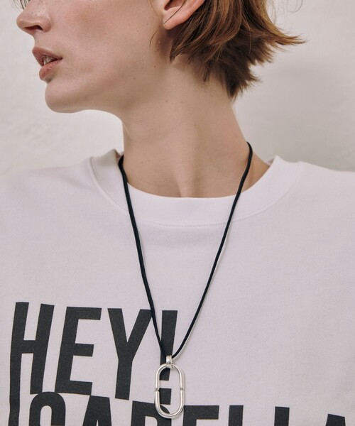 PHILIPPE AUDIBERT/Nata long cord necklace シルバー